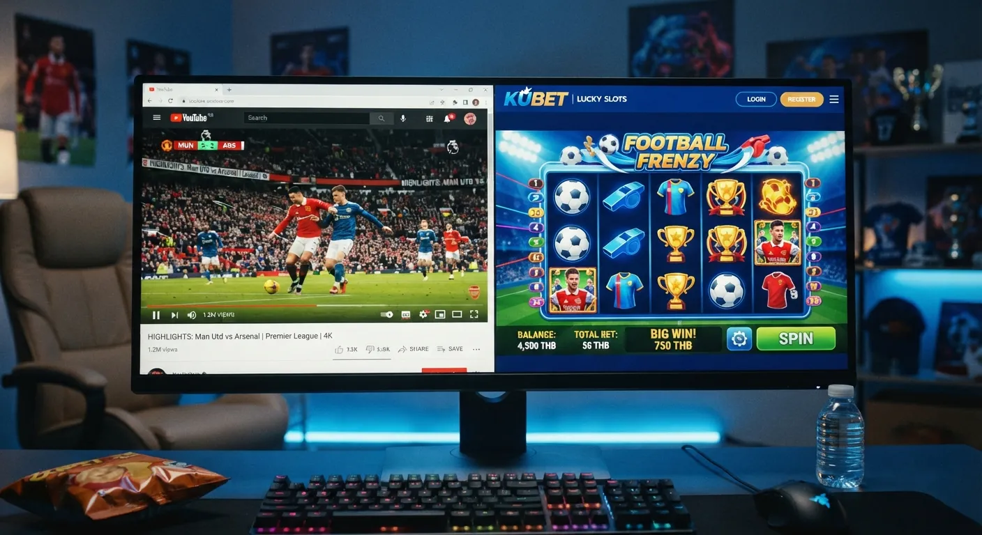 ดู ไฮ ไล ท์ ฟุตบอล เมื่อ คืน นี้ youtube พร้อมลุ้นโชคกับ สล็อต ออนไลน์ บนเว็บ KUBET